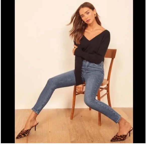 Reformation Skinny Jeans In Destin Size 28 - Picture 4 of 14